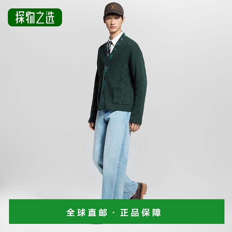 1h可退 欧洲直邮LV路易威登 Remix系列男士棕色小牛皮老花图案船