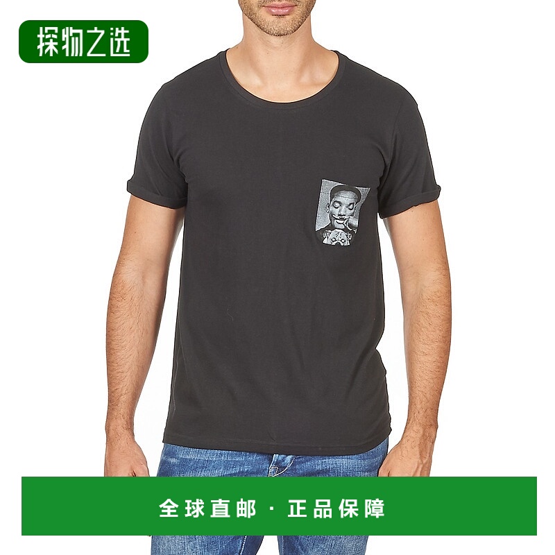欧洲直邮Eleven Paris 男士 WOLYPOCK MEN 短袖T恤 黑色
