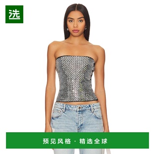 1h可退 香港直邮retrofete 女士 Valery 上衣 HL248047 black黑色