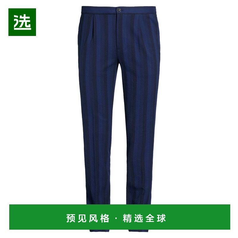 1h可退 香港直邮Incotex 男士 休闲长裤 blue蓝色 舒适时尚,男装,休闲裤,淘宝优惠券,粉丝福利购,淘宝优惠卷