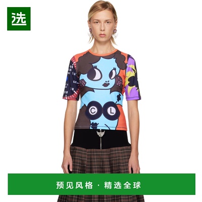 1h可退 香港直邮Chopova Lowena 女士 多色 Lady Luck Jersey T