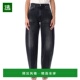 香港直邮HAIKURE 黑色 AW2025 女士牛仔裤 HEW03351DF174L0902