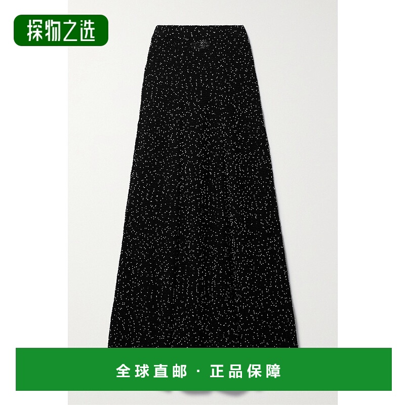 1h可退 香港直邮Gabriela Hearst 女士 Floris 串珠精饰真丝长款