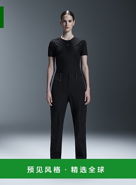 欧洲直邮On昂跑Explorer系列女士休闲裤黑色卫裤聚酯长裤直筒裤