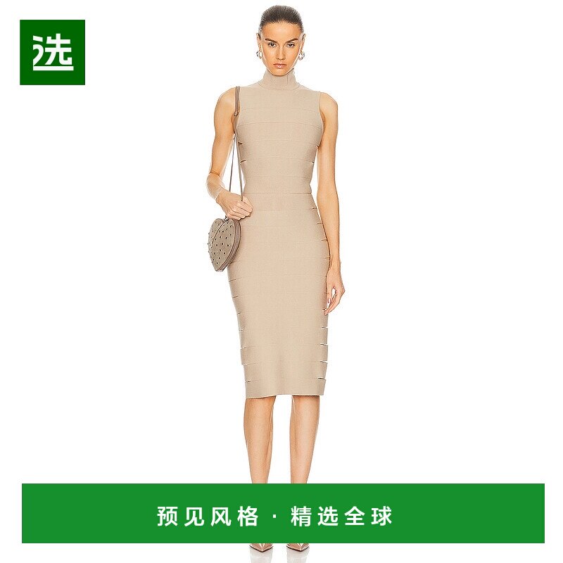1h可退 香港直邮Alaïa 女士 条带连衣裙 AA9R23915M836 舒适时尚