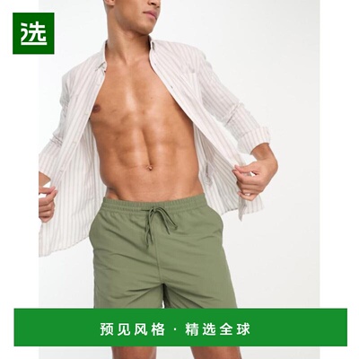 1h可退 香港直邮CARHARTT WIP 男士 rune 泳裤(卡其色) brown棕色