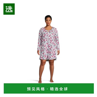 1h可退 【美国直邮】karen neuburger 女士 睡衣上装睡袍长袖
