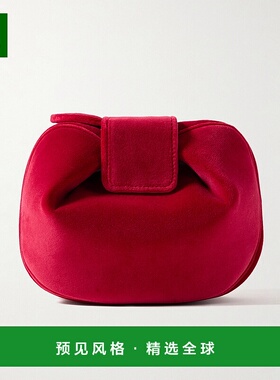 香港直邮Gabriela Hearst 女士 Demi 柔软天鹅绒手包 GH684SV001S