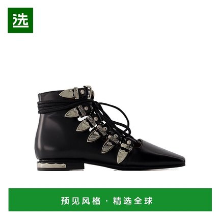 香港直邮Toga Pulla 方头短筒靴 FTGPW128409021