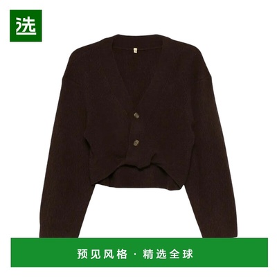 香港直邮R13 女士针织衫 R13WY288Y210A AW2025 棕色 Twisted Fro