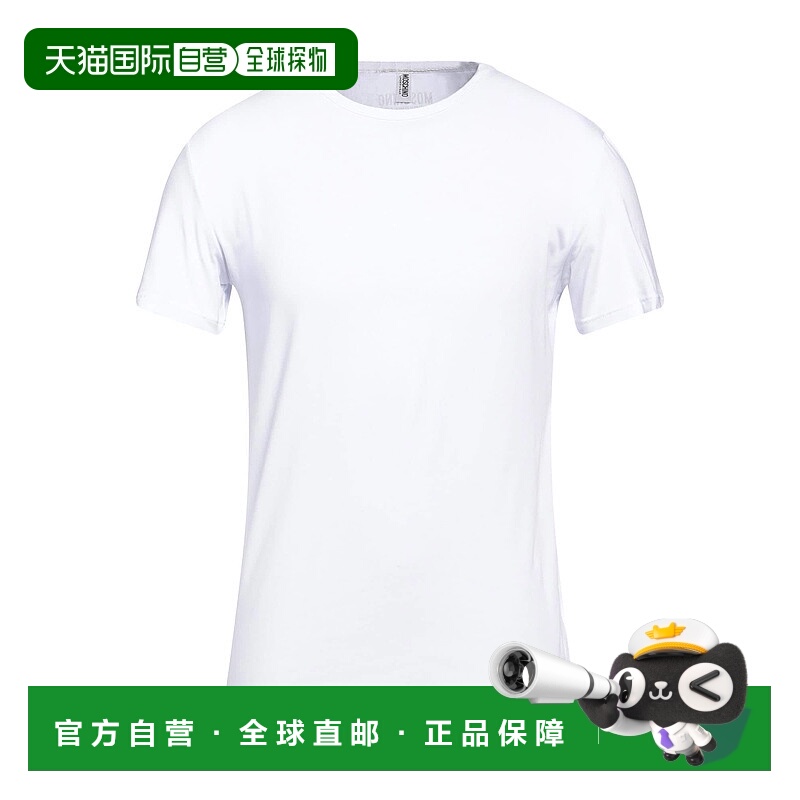 1h可退 香港直邮Moschino 莫斯奇诺 男士 汗衫 white白色 舒适时