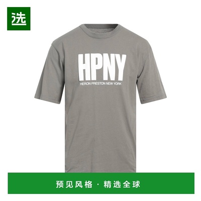 1h可退 香港直邮Heron Preston 男士 T恤 grey灰色 舒适时尚