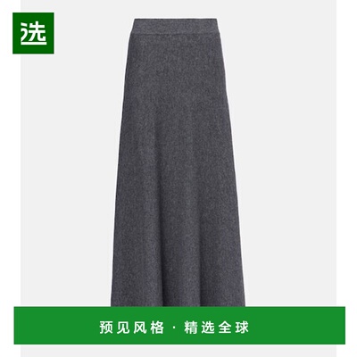 1h可退 香港直邮LISA YANG 女士 Torie 针织羊绒长款半身裙