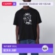 香港直邮Brain Dead 男士 1h可退 黑色带Logo印花T恤 BDF25TOO004