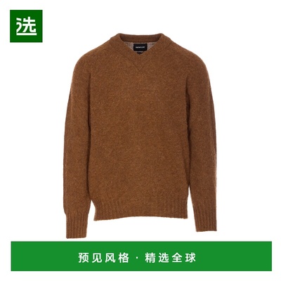 香港直邮HOWLIN 男士针织衫 FUTUREMEMORIESNUTS AW2025 棕色