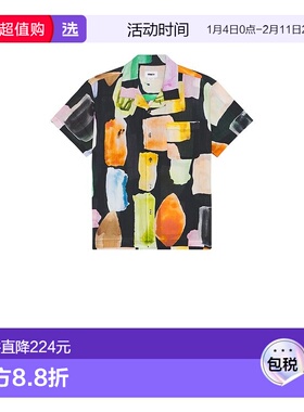 1h可退 香港直邮Obey 男士 Jems 梭织短袖衬衫 181210445