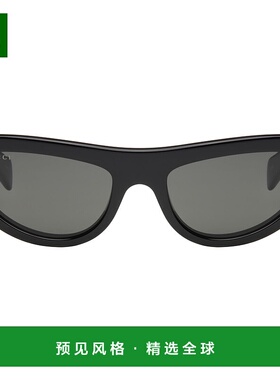 1h可退 香港直邮Gucci 古驰 女士 黑色 Cat-Eye Frame 太阳镜 GG1