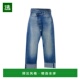 女士牛仔裤 R13WD193D382B SS2026 香港直邮R13 蓝色 翻边交叉牛