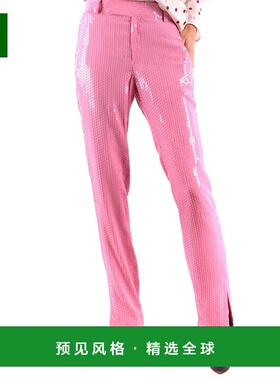 香港直邮MSGM 女士休闲裤 2442MDP11518449512-1 SS2018 粉红色