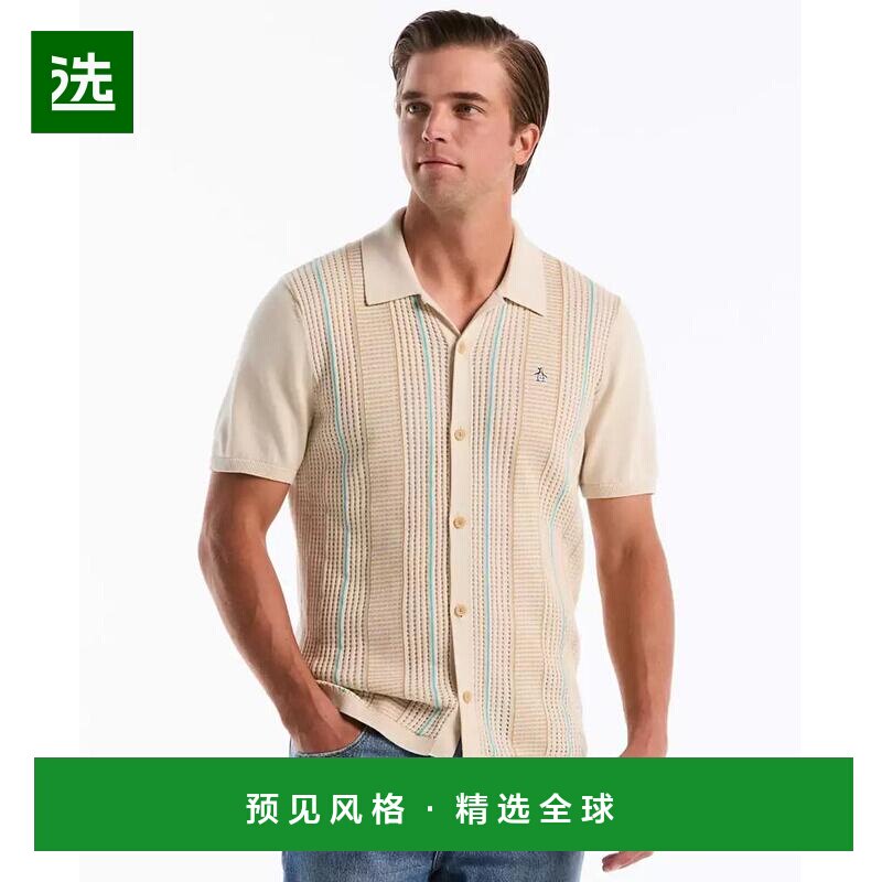 【美国直邮】original penguin 男士 Polo衫短袖针织衫图片