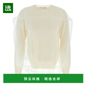 SS2025 香港直邮COMME 白色 女士针织衫 GOB0191 DES GARCONS