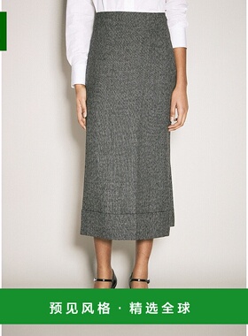 1h可退 香港直邮Prada 普拉达 女士 羊毛超长半身裙 P117Y15K8F00