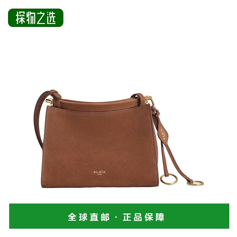 香港直邮Alaia LE CLICK 磨砂皮单肩包 AA1S01420CA214