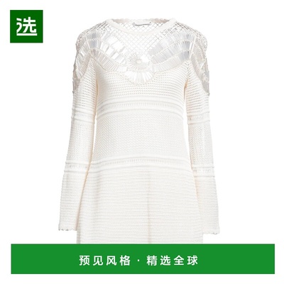 1h可退 香港直邮Alberta Ferretti 女士 短款连衣裙 white白色 舒