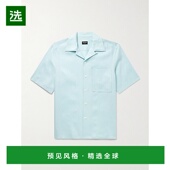 可拆卸领亚麻衬衫 1h可退 UFX30 男士 Oasi Zegna 杰尼亚