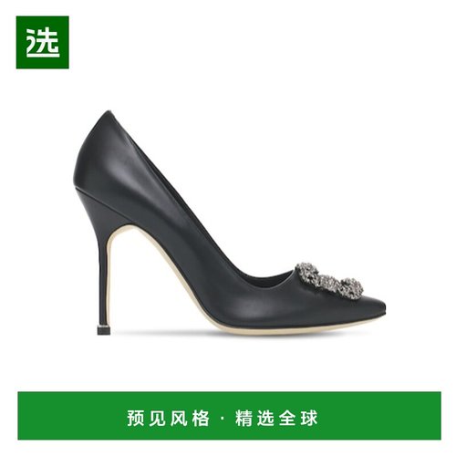 香港直邮Manolo Blahnik 黑色细跟高跟鞋 73I0C4024