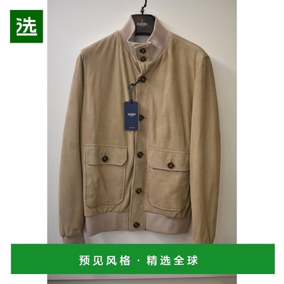 香港直邮BARBA 男士外套 4400VERMONT03 SS2025 米白色 Barba Gia