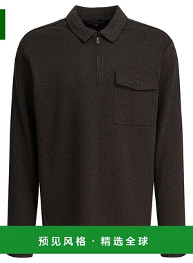 1h可退 香港直邮VINCE 男士 拉鍊口袋 Polo 衫 M12769974A上衣