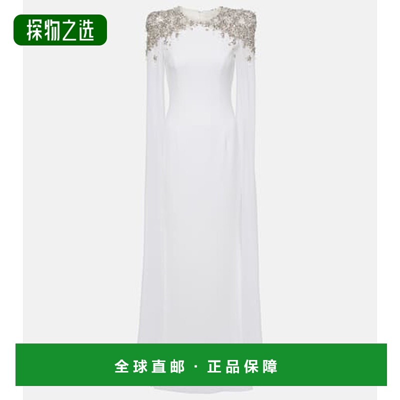香港直邮Tom Ford 汤姆·福特 女士 Bridal Frida 精饰披肩装饰睡