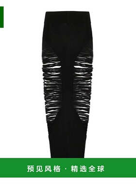 香港直邮Rick Owens 开衩半身裙 RO01E7679KGRIDM包臀裙