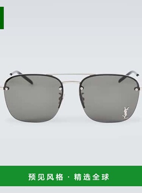 1h可退 香港直邮Saint Laurent 圣罗兰 男士 SL 309 M 飞行员太阳