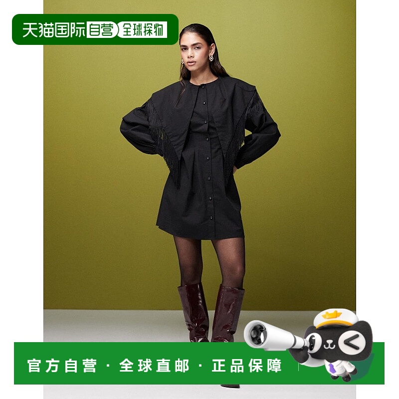 1h可退 香港直邮ASOS 女士 kitten 设计赤红套穿高跟及膝酒红色靴