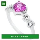 1h可退 女士纯银心形无限戒指 美国直邮 Macy