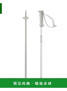 欧洲直邮Salomon萨洛蒙 POLAR男女通用白色铝合金滑雪杖新款