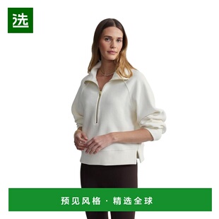 1h可退 【美国直邮】Varley Milano Half Zip Sweat 女士毛衣 半
