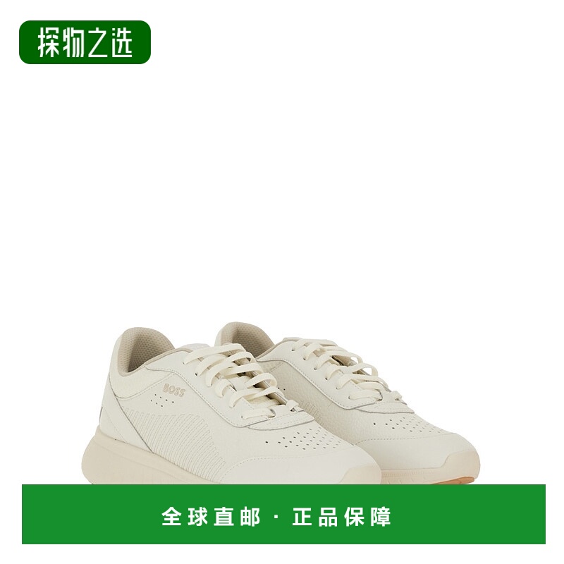 1h可退 欧洲直邮hugo boss 男士 时尚休闲鞋牛皮男鞋运动鞋