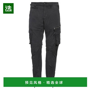 1h可退 香港直邮Replay 男士 工装长裤 black黑色 舒适时尚