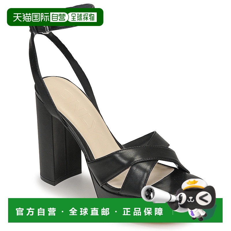 欧洲直邮Only Shoes 女士 凉鞋 ONLAUTUM-3 PU HEELED SANDAL