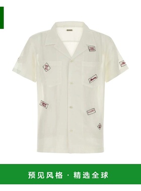 香港直邮BODE 男士衬衫 MRF25SH040WHITE AW2025 白色 White cott