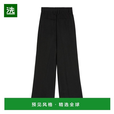 香港直邮Jil Sander 腰带环阔腿裤休闲裤西装裤 J03KA0292J65005