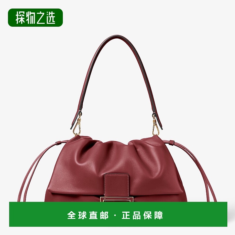 1h可退 欧洲直邮FENDI（2025 年款）Mamma Baguette 大号手袋，酒