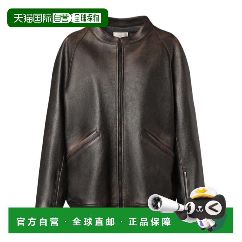 香港直邮The Row 长袖皮夹克 80I-X5B007