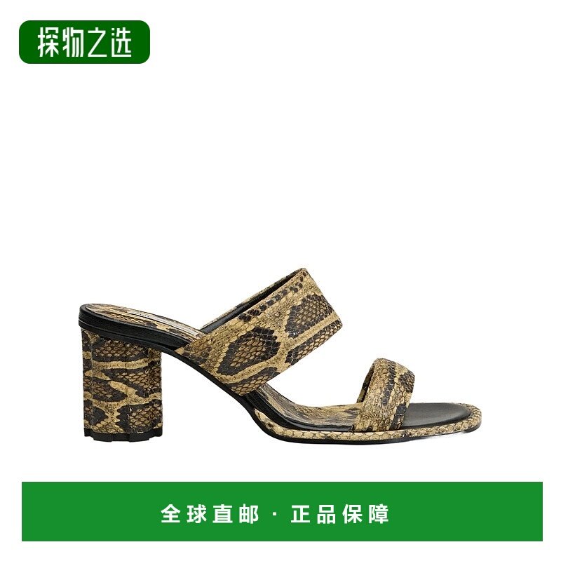 香港直邮Ami Paris 圆头高跟凉鞋 FSV908AL0107.