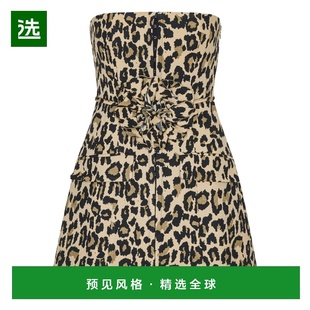 1h可退 香港直邮ROTATE BIRGER CHRISTENSEN 女士 豹纹连衣裙 114