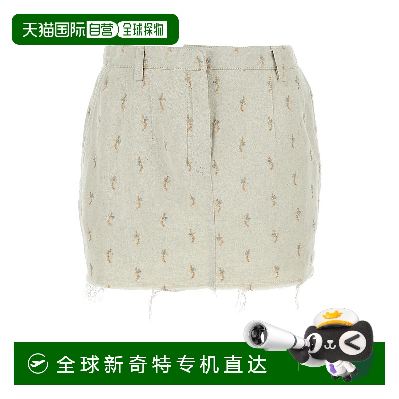 1小时内可退 香港直邮Lanvin 朗雯 女士 GONNA 半身裙 RWST0203D0