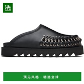 FTG 黑色 香港直邮toga 1h可退 Slip 女士 Detail 穆勒鞋 Hoop